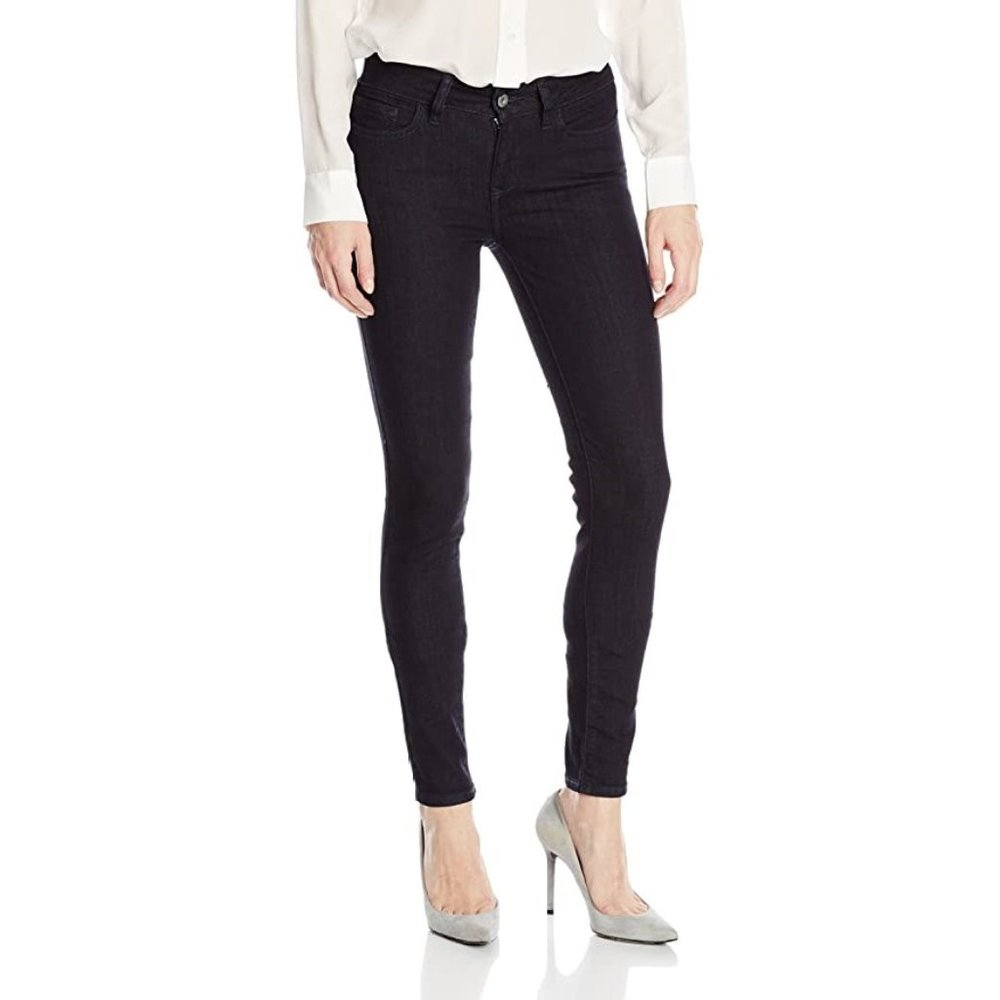 Yummie Modern Mid Rise Slimming Skinny Jeans Size 28 Inseam 30 Low Rise